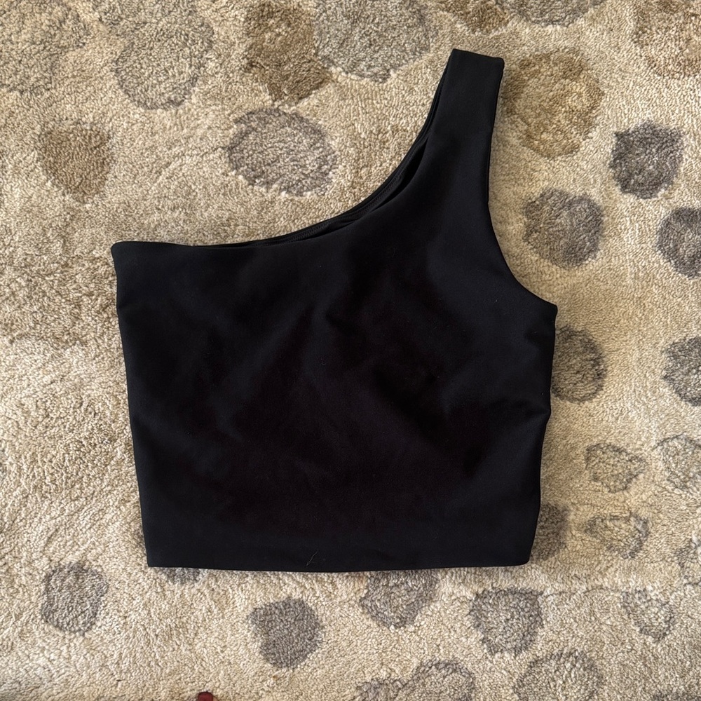 Abercrombie & Fitch Black One-Shoulder Top